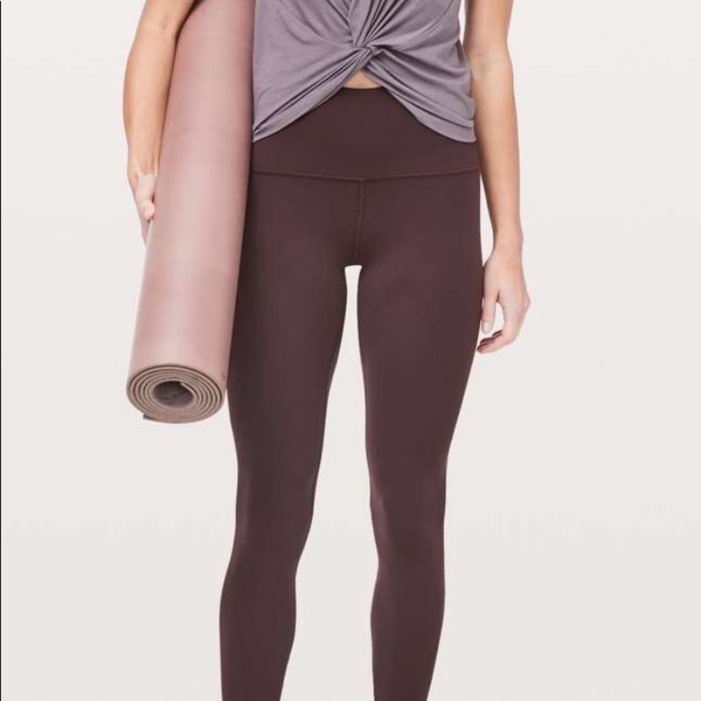 Lulu lemon 28” Align leggings in Plum Shadow